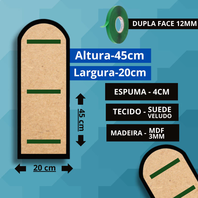 Kit Cabeceira Nuvem Estofada para Cama Box Solteiro Casal Queen — foto 3