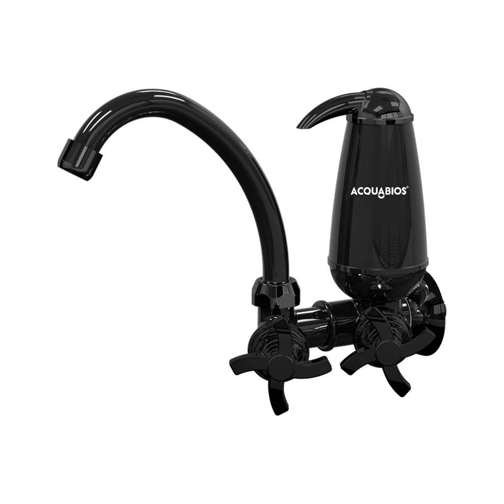 TORNEIRA COM FILTRO PRETA BICA MÓVEL QUADRISETA em Oferta na Shopee