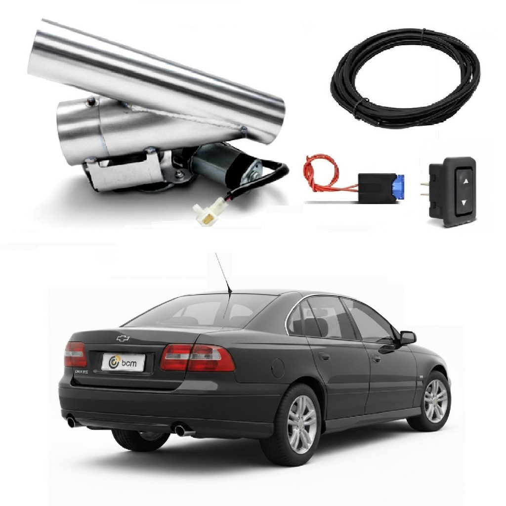 Difusor Escapamento Inox Chevrolet Omega Ronco Esportivo Botão