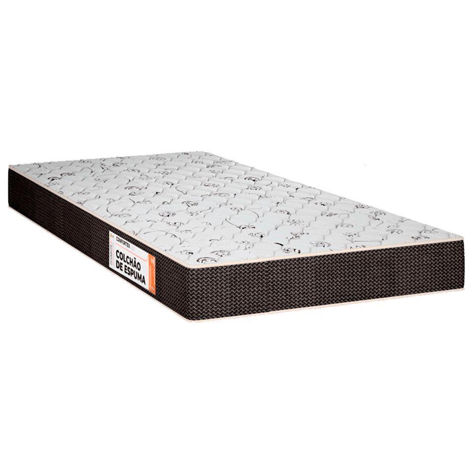 Colchão Solteiro Espuma D20 Confortex (88x188x12) - Plumatex em Oferta na Shopee