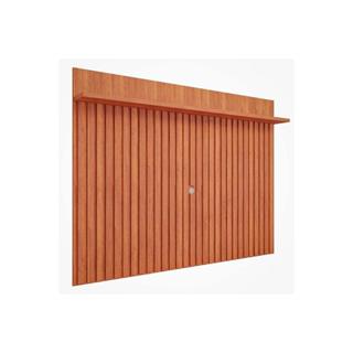 Painel Quarto p/TV até 70 Pol Trend 100% MDF Ripado c/ Prateleira 180x135cm Cinamomo - Permóbili em Oferta na Shopee