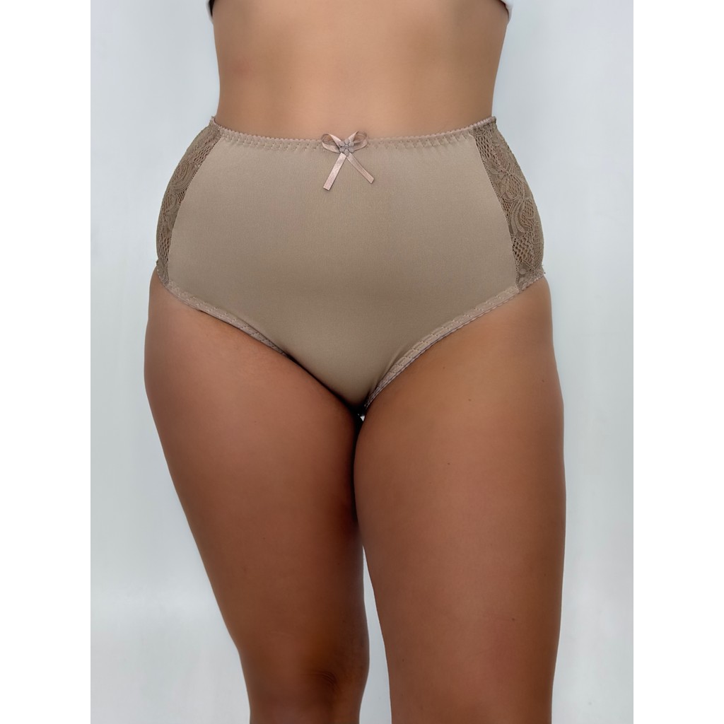 Kit 6 Calçola com Renda Confortável Dia a Dia Detalhe em Renda CORES SORTIDAS em Oferta na Shopee