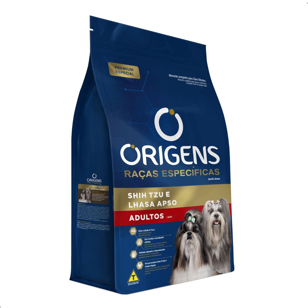 Origens Premium Especial Cão Adulto Shih Tzu Lhasa Apso 3Kg