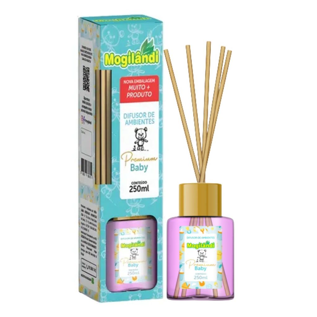 Difusor de Ambientes Premium Mogilândi Baby 250ml