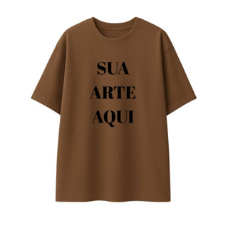 Camiseta Oversized Personalizada Logo Estampa Premium StreetWear em Oferta na Shopee