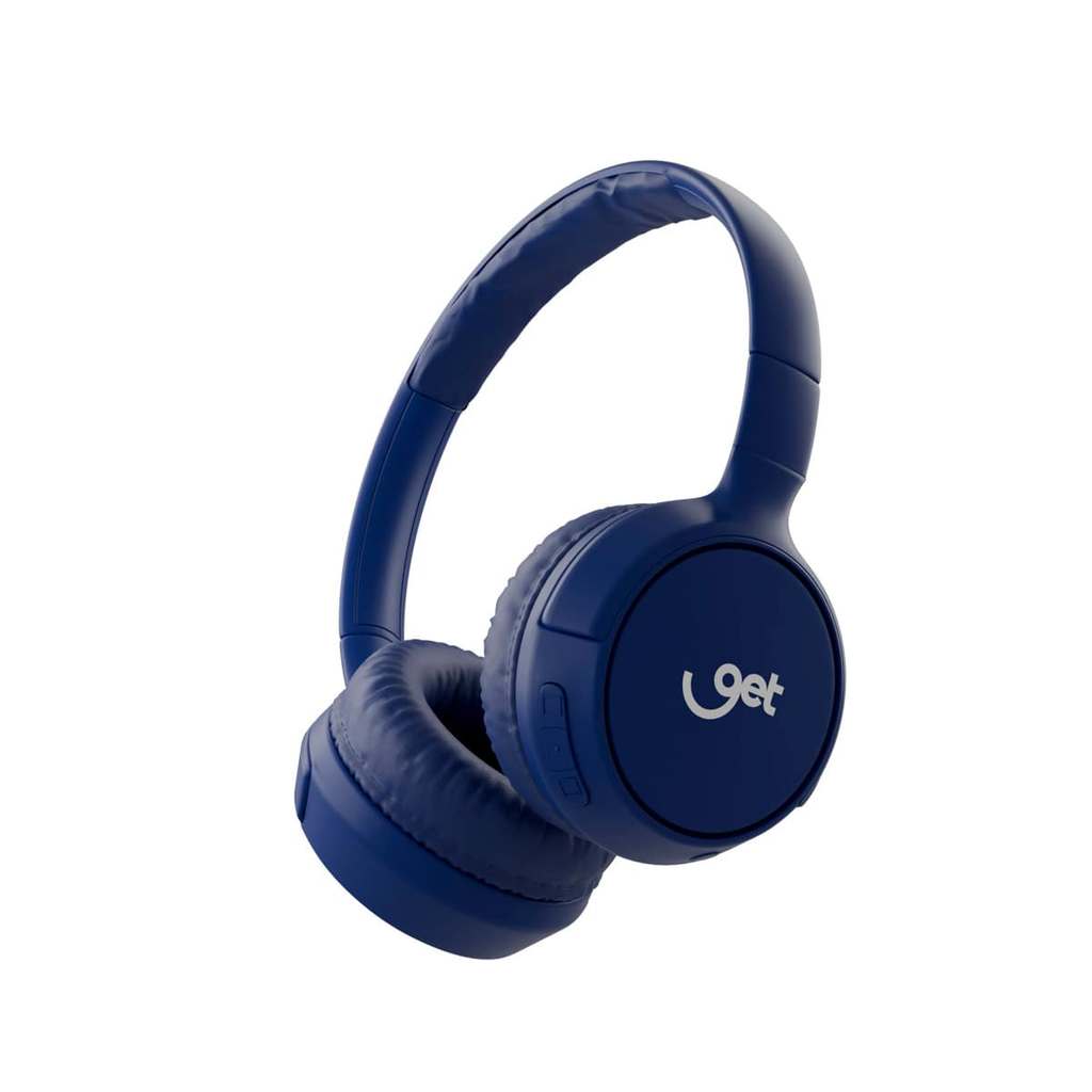 Headphone Bluetooth Get Go Azul 12 horas de reprodução em Oferta na Shopee