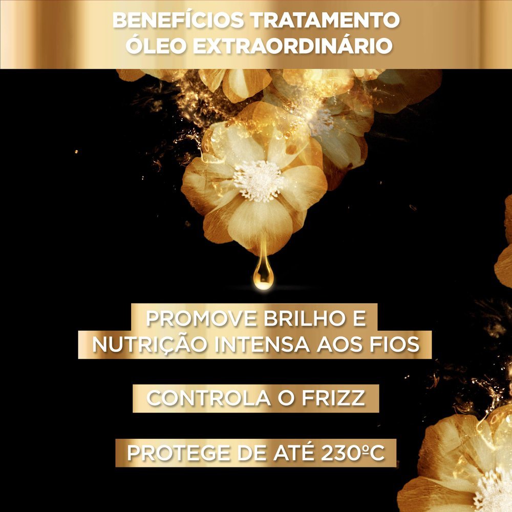 Detalhes do Óleo Extraordinário Tratamento Reconstrutor Elseve L'Oréal Paris 100ml