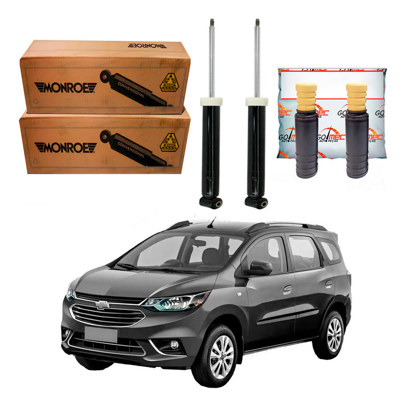 Kit Amortecedor Traseiro Monroe Gm Spin 1.8 2017 A 2023