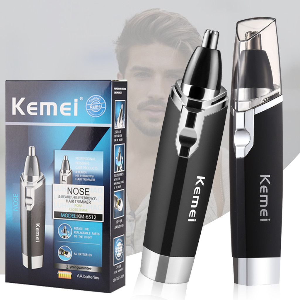 Removedor elétrico de pelos do nariz e orelhas: remoção precisa e indolor; portátil, recarregável via USB e lavável. em Oferta na Shopee
