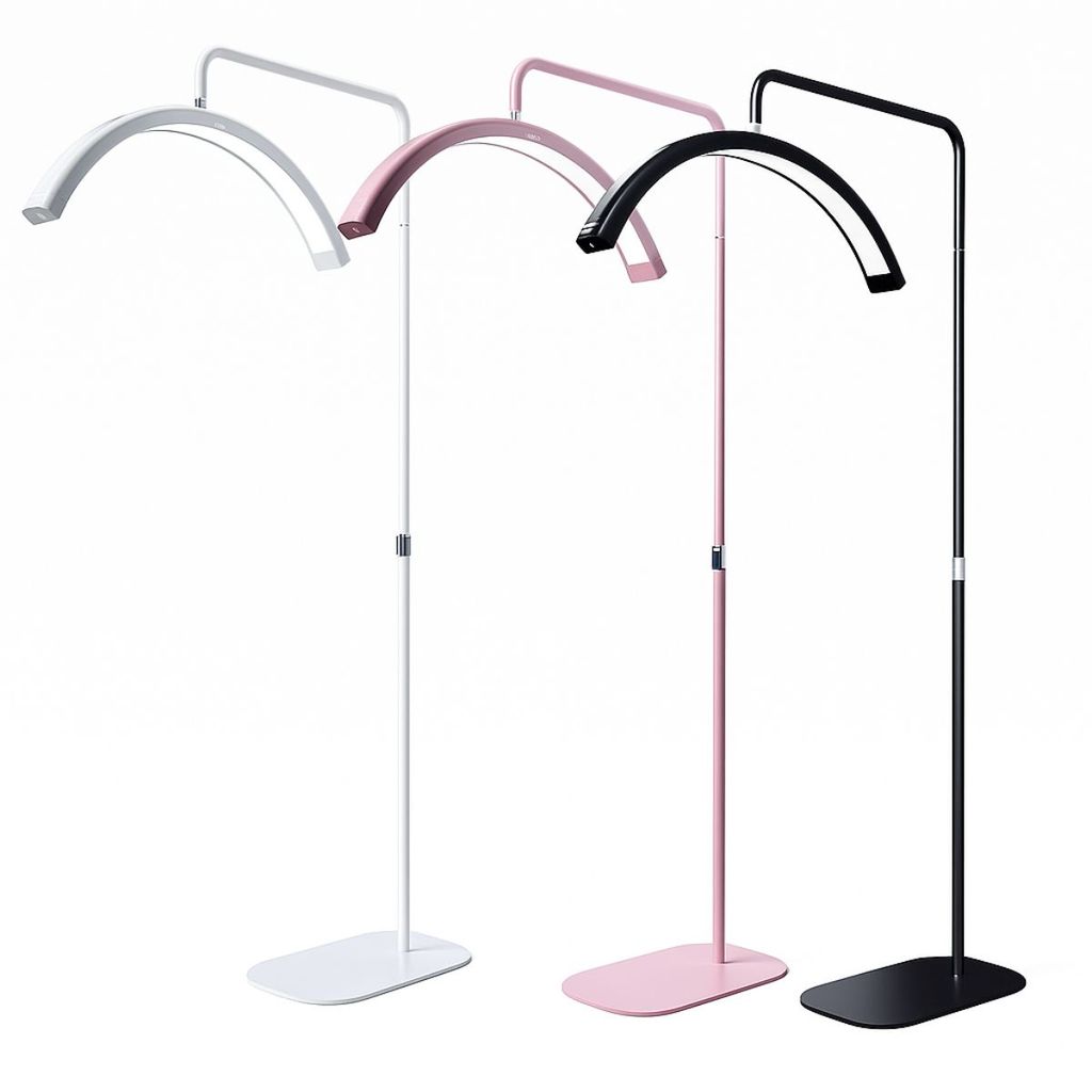 Luminária Arco Meia Lua Led Com Base Ajustável Estética Manicure Spa e Cílios em Oferta na Shopee