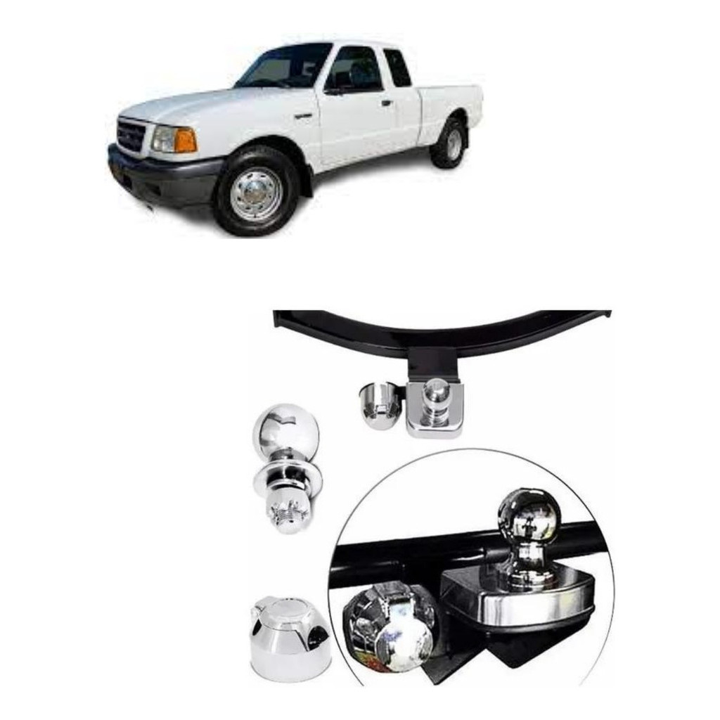 Engate Reboque Rabicho Fixo Ford Ranger 2001 Ed C Rebocador  de Rabicho