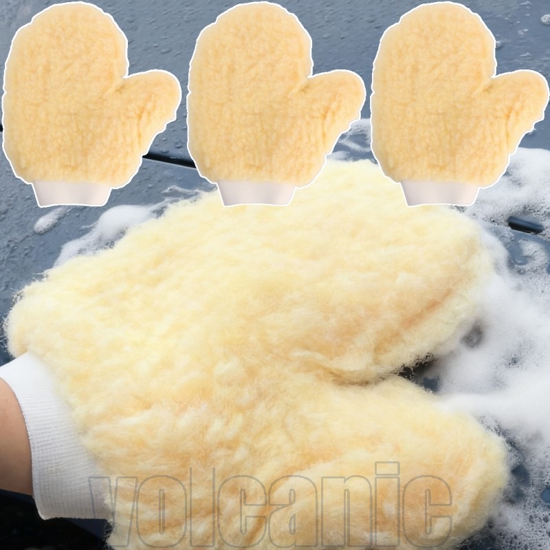 Luva De Lavagem De Carro De Chenille De Microfibra 1/2/4 Unidades-Pó , Polimento-Cuidados Com-Ferramenta De Limpeza Anti