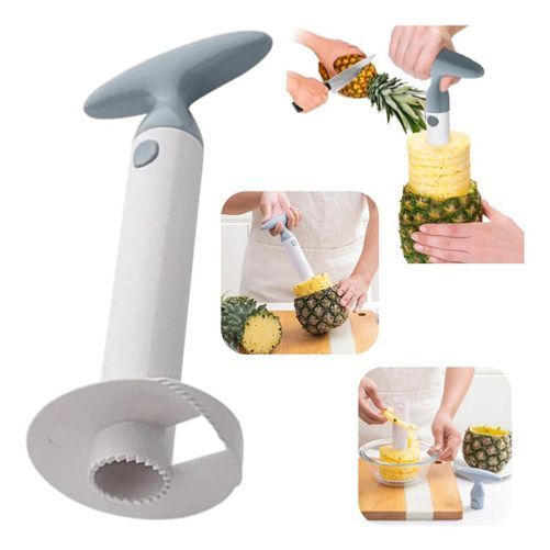 Descascador Abacaxi Fatiador Cortador Rodelas Pratico Espiral Retirar Miolo em Oferta na Shopee