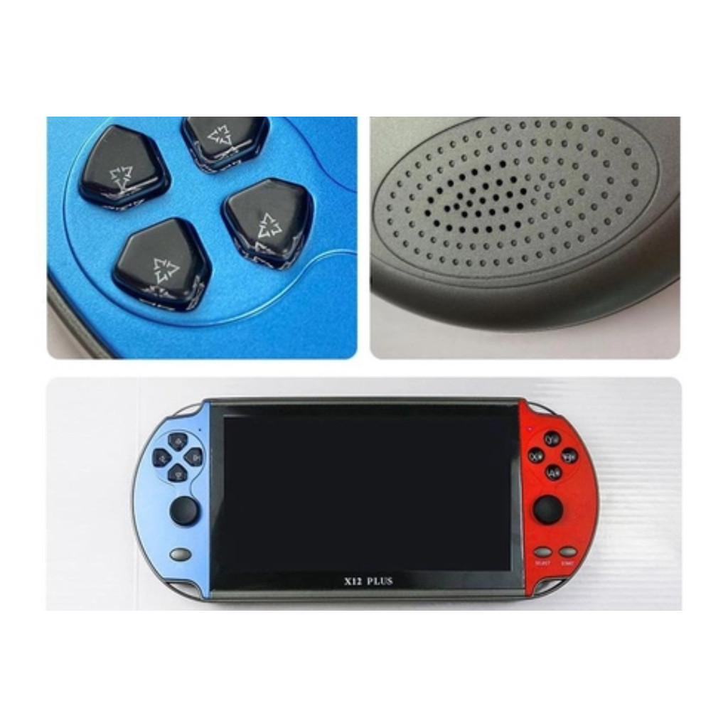 Console De Jogos Portátil X7 Plus HD Tela De 5.8 Polegadas IPS, Resolução 480x854