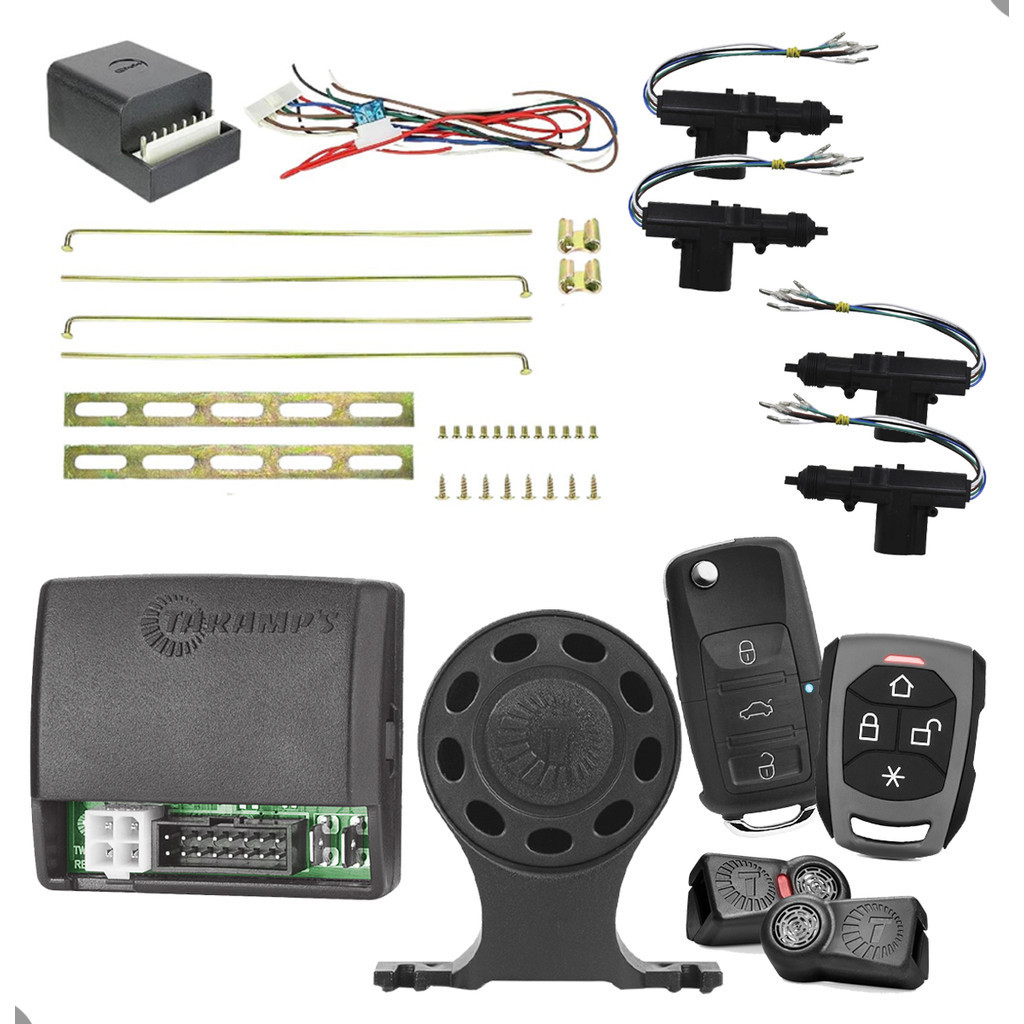 Kit Alarme Taramps Automotivo TW20CH G4 Trava + Chave Canivete + Controle Remoto + Trava Universal KX3 4 Portas em Oferta na Shopee
