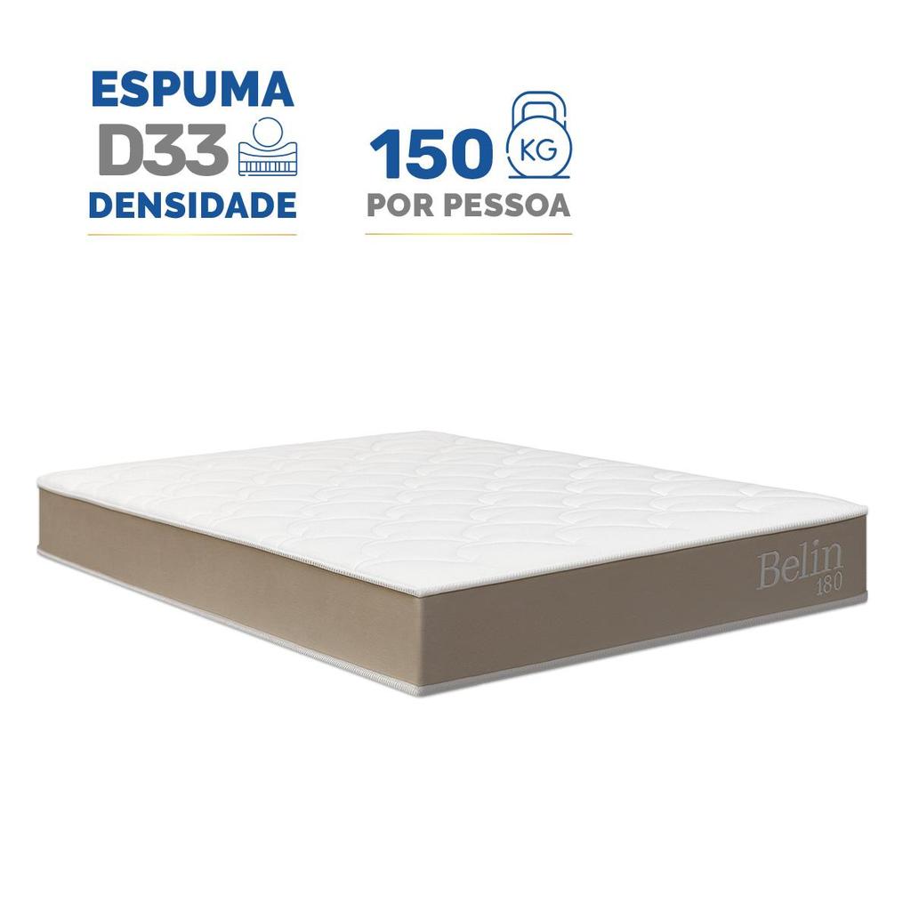 Colchão de Espuma D33 Double Face Belin Casal 138cm em Oferta na Shopee