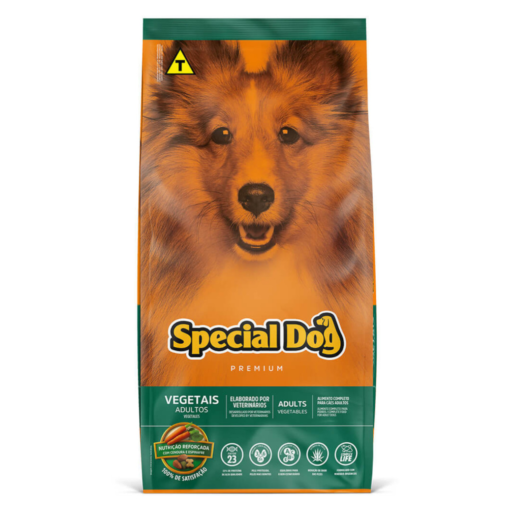 Ração Special Dog Vegetais Para Cachorros Adultos 1 Kg