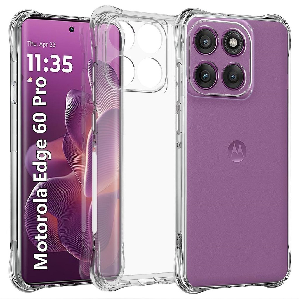 Capa Capinha Transparente Anti Impacto TPU Case Para Motorola Moto Edge 60 Pro
