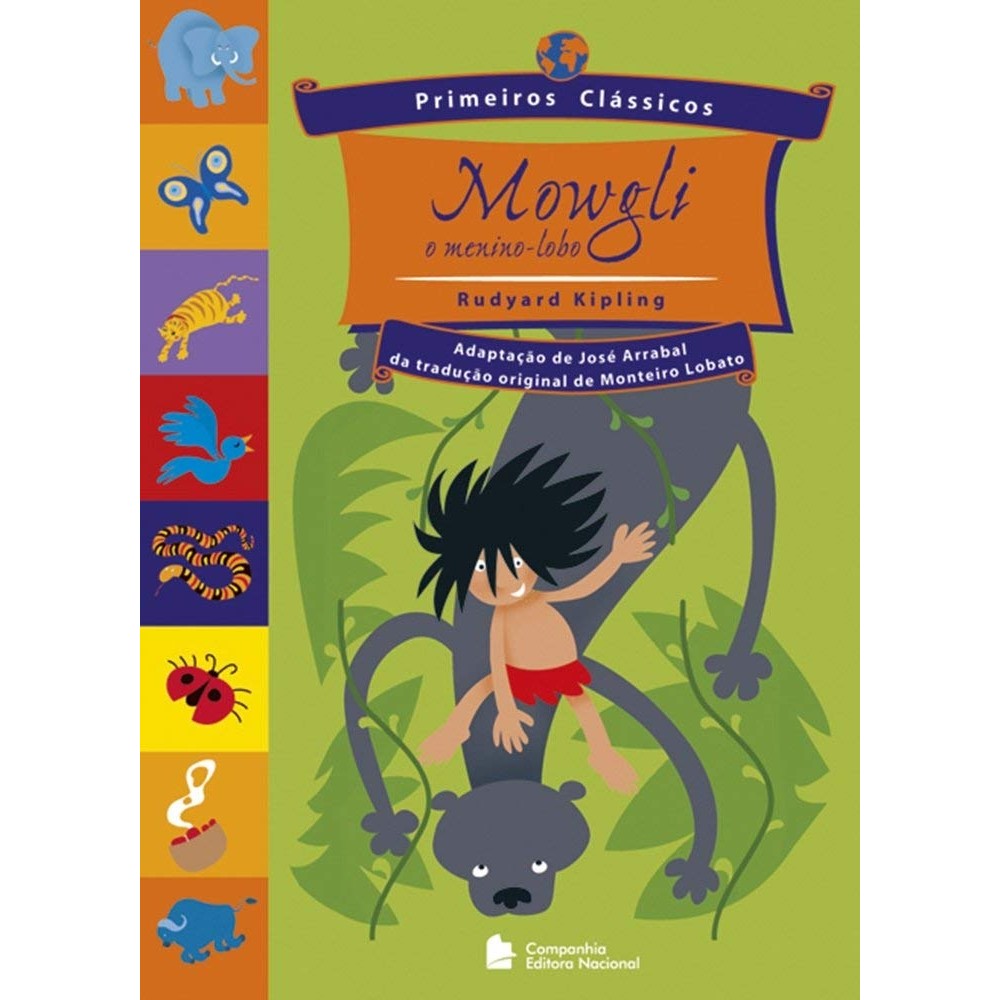 Mowgli o Menino-lobo autor Rudyard Kipling