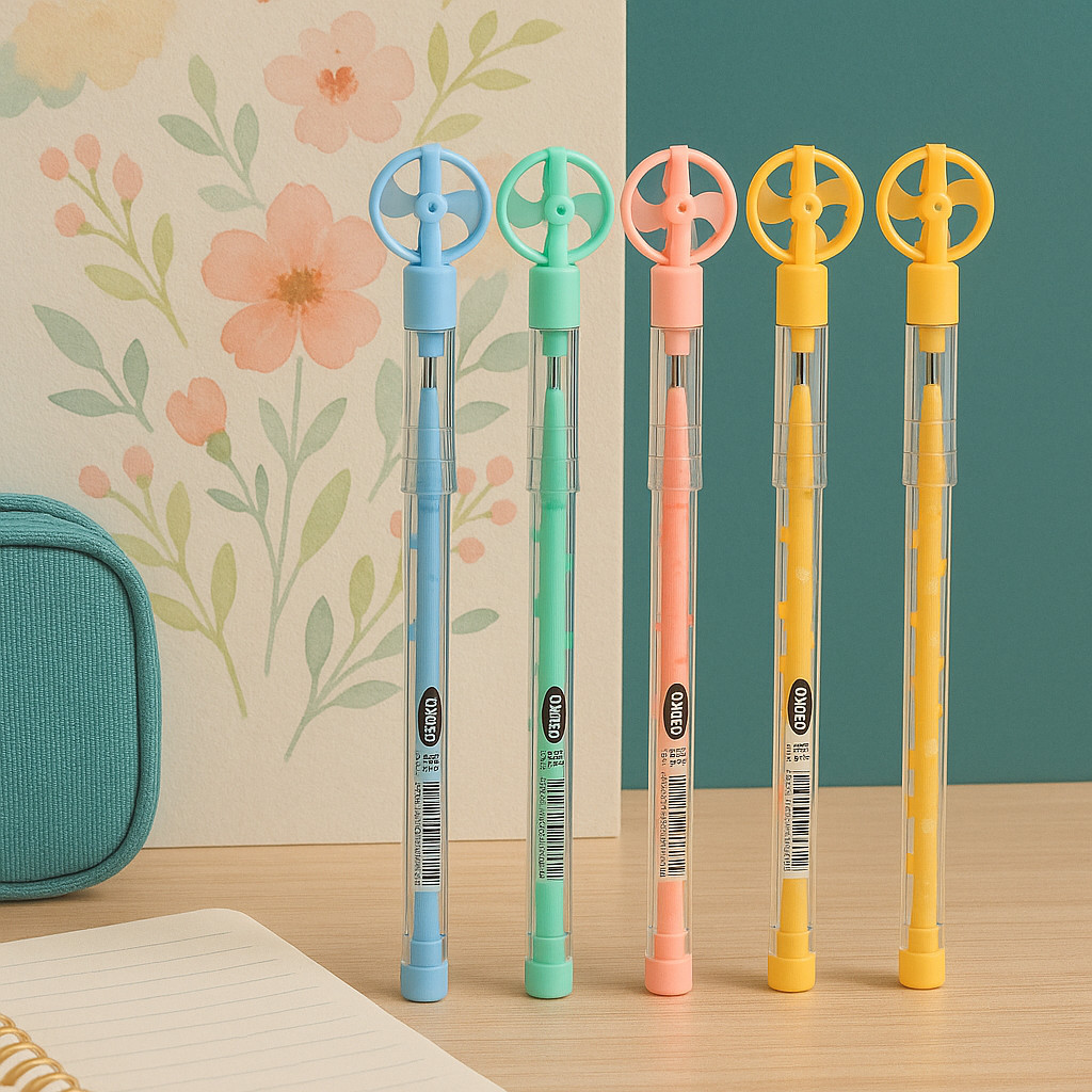 Lapiseira Infantil Com Catavento Goller - TROCA PONTA Com Grafite 2.0mm