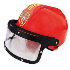 Capacete de Bombeiro de Plástico com Viseira Ajustável