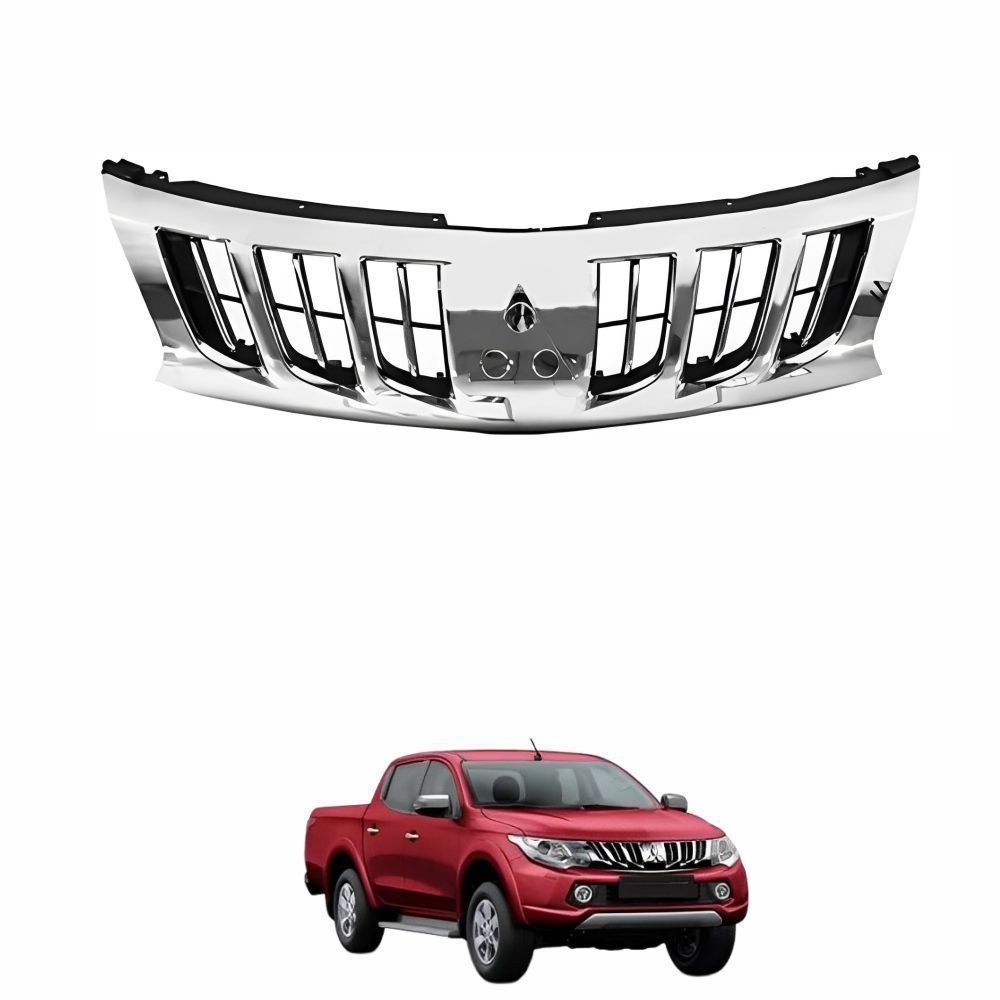 Grade Radiador Mitsubishi L200 Triton 2017 2018 2019 2020 Cromada