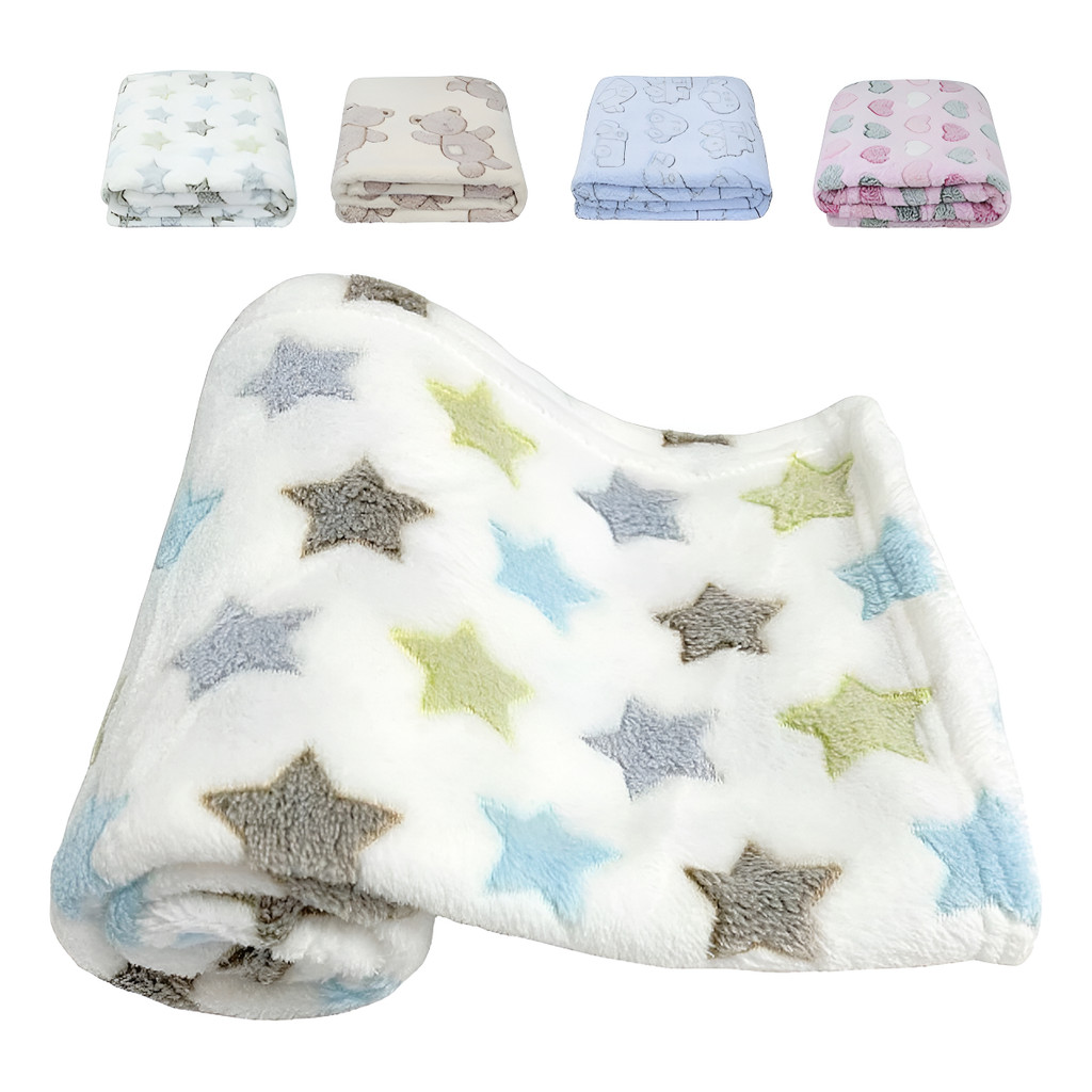 Mantinha Bebê Manta Antialérgica Infantil Cobertor Soft Vários Modelos