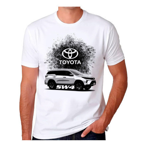 Camiseta Masculina Camiseta Toyota Sw4 Carro Camionete