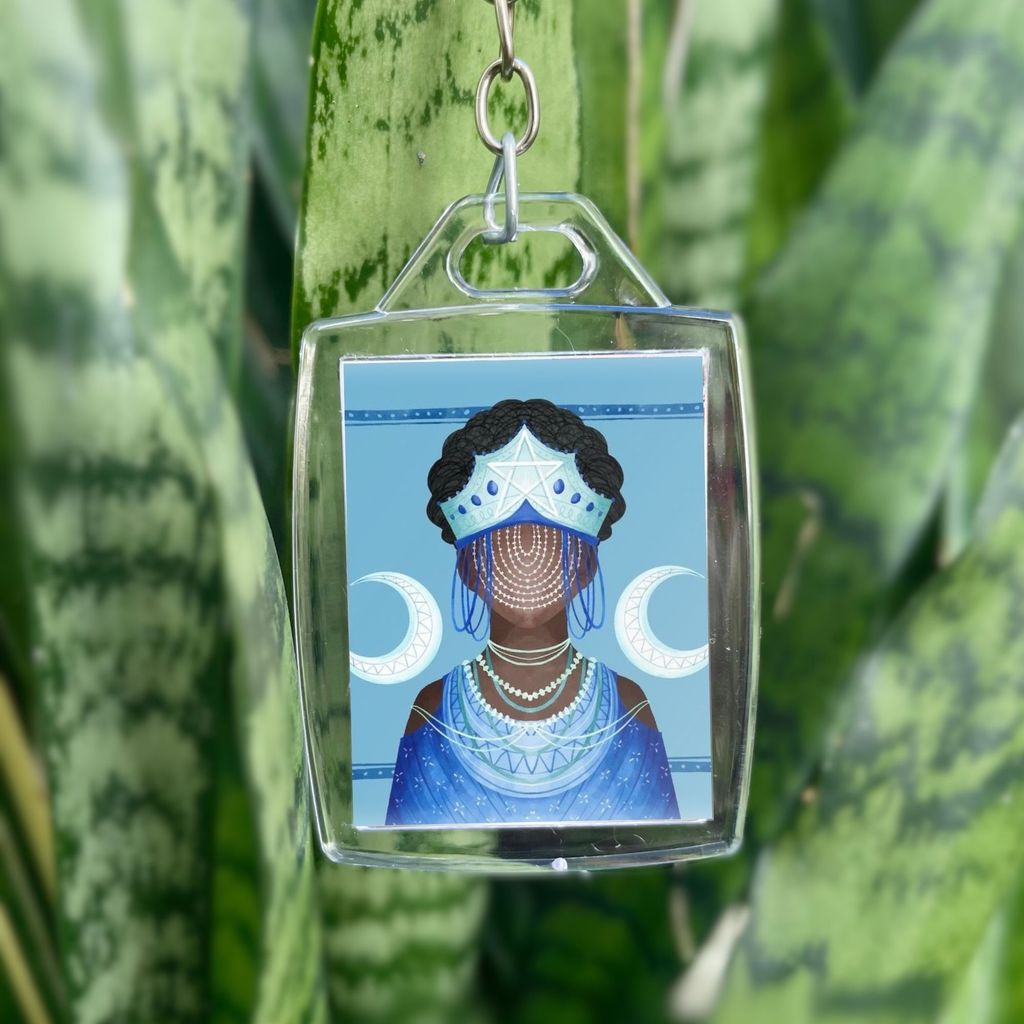 Kit 50 Chaveiros Acrílico Orixá Iemanjá Personalizados com Foto – Lembrancinhas Umbanda e Candomblé II
