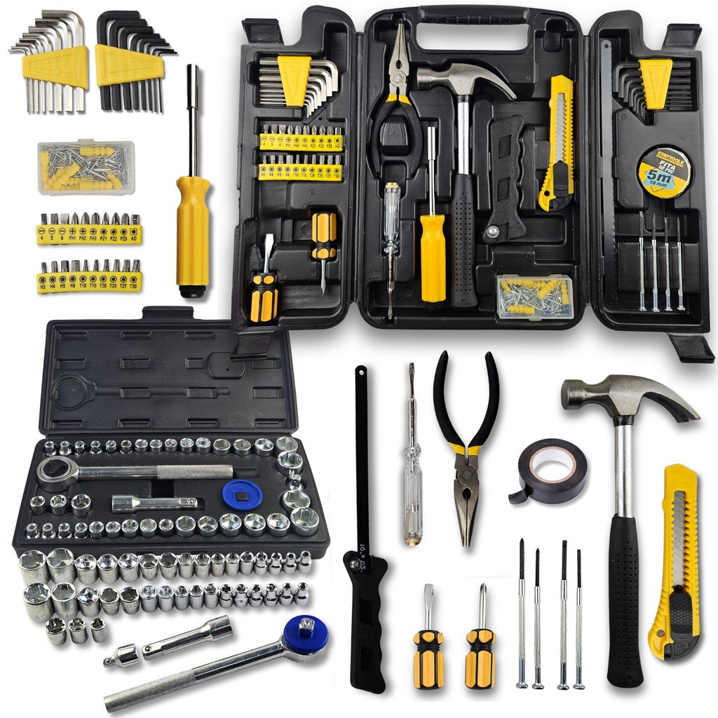 Kit de Ferramentas Completo com Jogo de Chaves Catraca em Oferta na Shopee