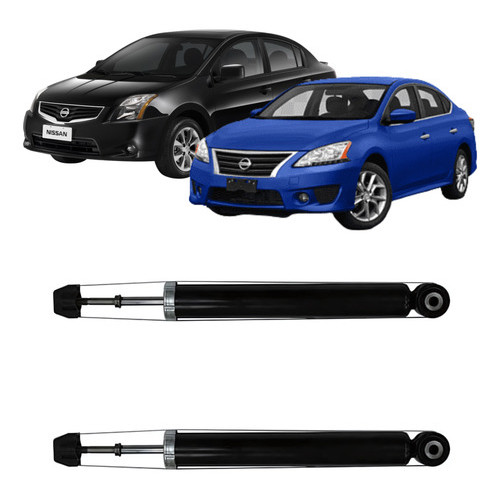 Amortecedor Traseiro Nissan Sentra 2013 2014 2015 2016 Par