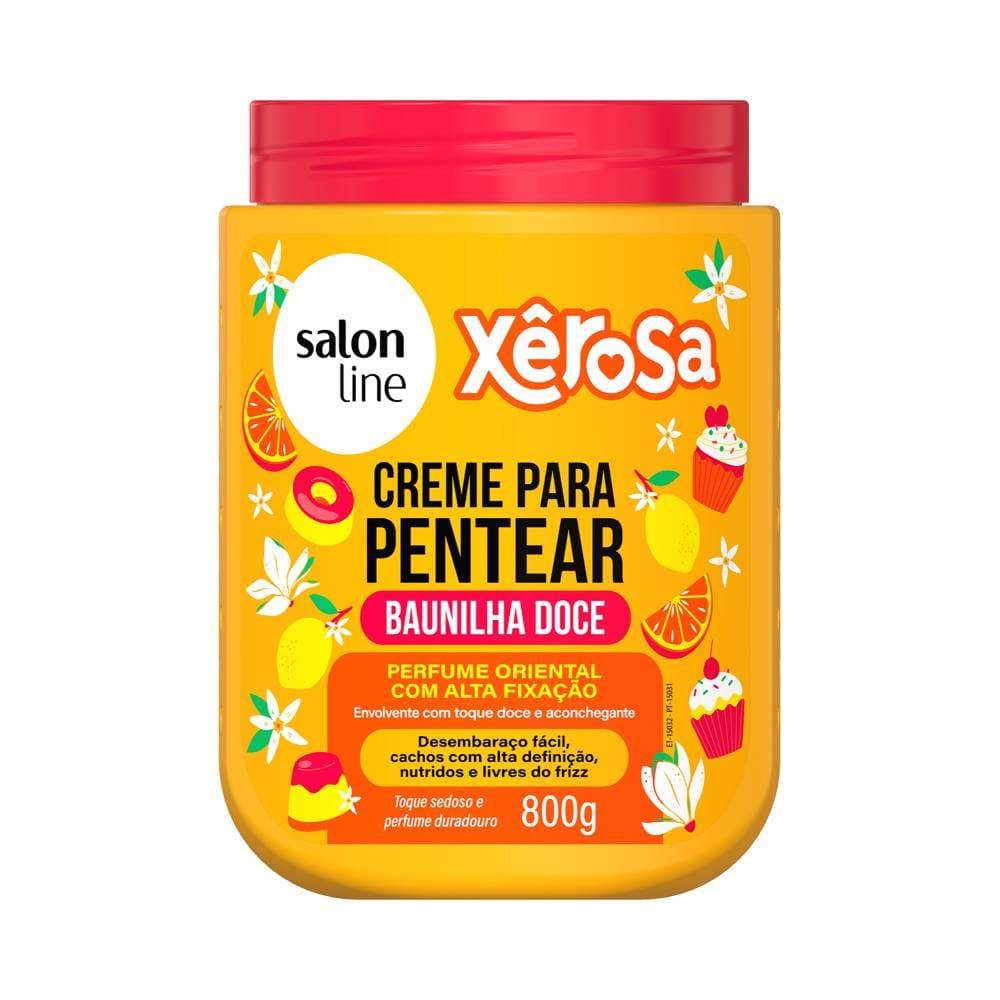 Creme para Pentear Salon Line Xêrosa Baunilha Doce 800g
