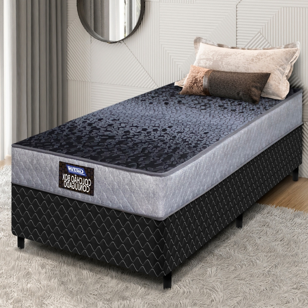 Cama Box Conjugado Solteiro King 98cm Supreme Gazin em Oferta na Shopee