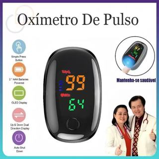 Oximetro de Pulso Digital Medidor de Saturação Oxigênio no Sangue em Oferta na Shopee