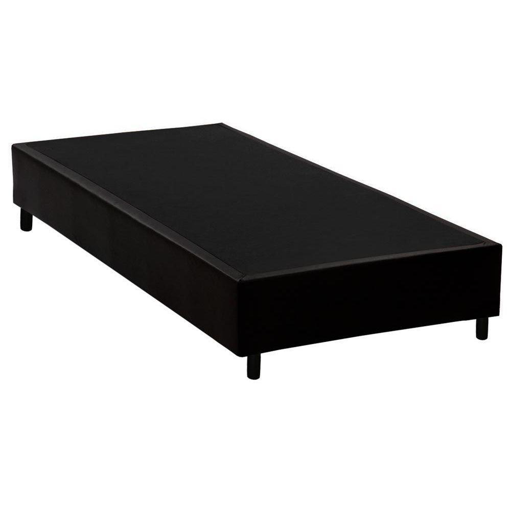 Cama Box Base Solteiro Universal Courano Black (96x203x20) - Costa Rica em Oferta na Shopee