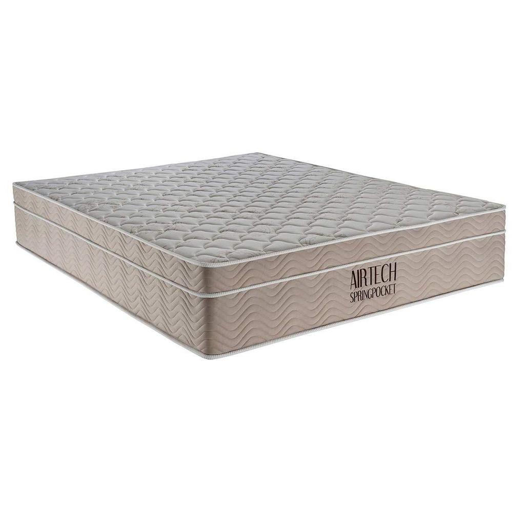 Colchão Casal Molas Ensacadas SuperPocket Airtech Spring OrtoPillow (138x188x25) - Ortobom