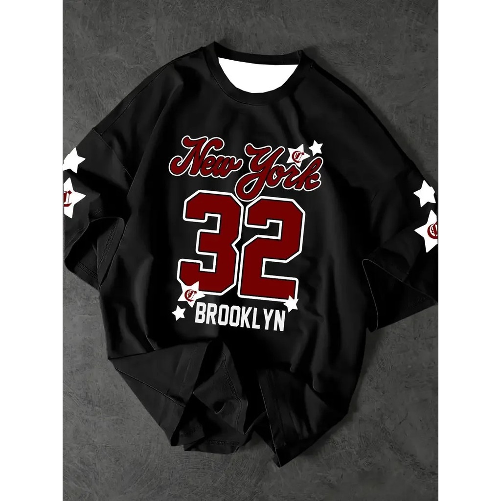 Tshirt Feminina New Brooklyn 32 Estampada Lançamento Camiseta 100% Algodão Camisetão Camisa Oversized Plus - Camisarte
