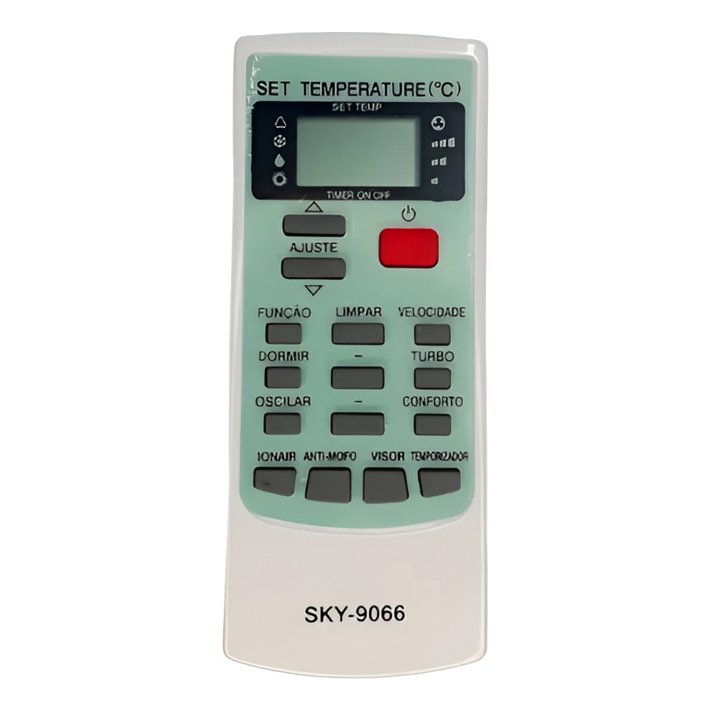 Controle Remoto Para Ar Condicionado Elgin Mitsuo Eco 9066