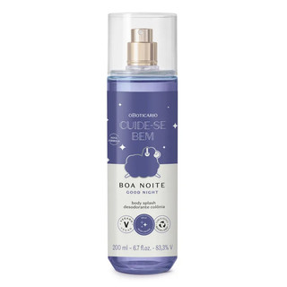 Body Splash Colônia Cuide-se Bem Boa Noite 200ml - O Boticário