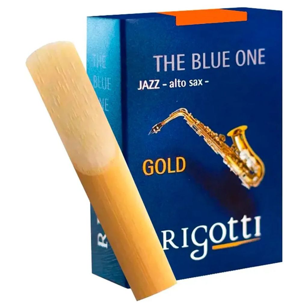 Palheta Bambu Para Sax Alto Profissional Rigotti Gold Jazz em Oferta na Shopee