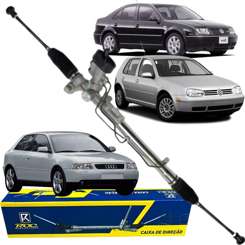 Caixa Direção Hidráulica A3 Golf Bora New Beetle Roc C/Sistema Zf