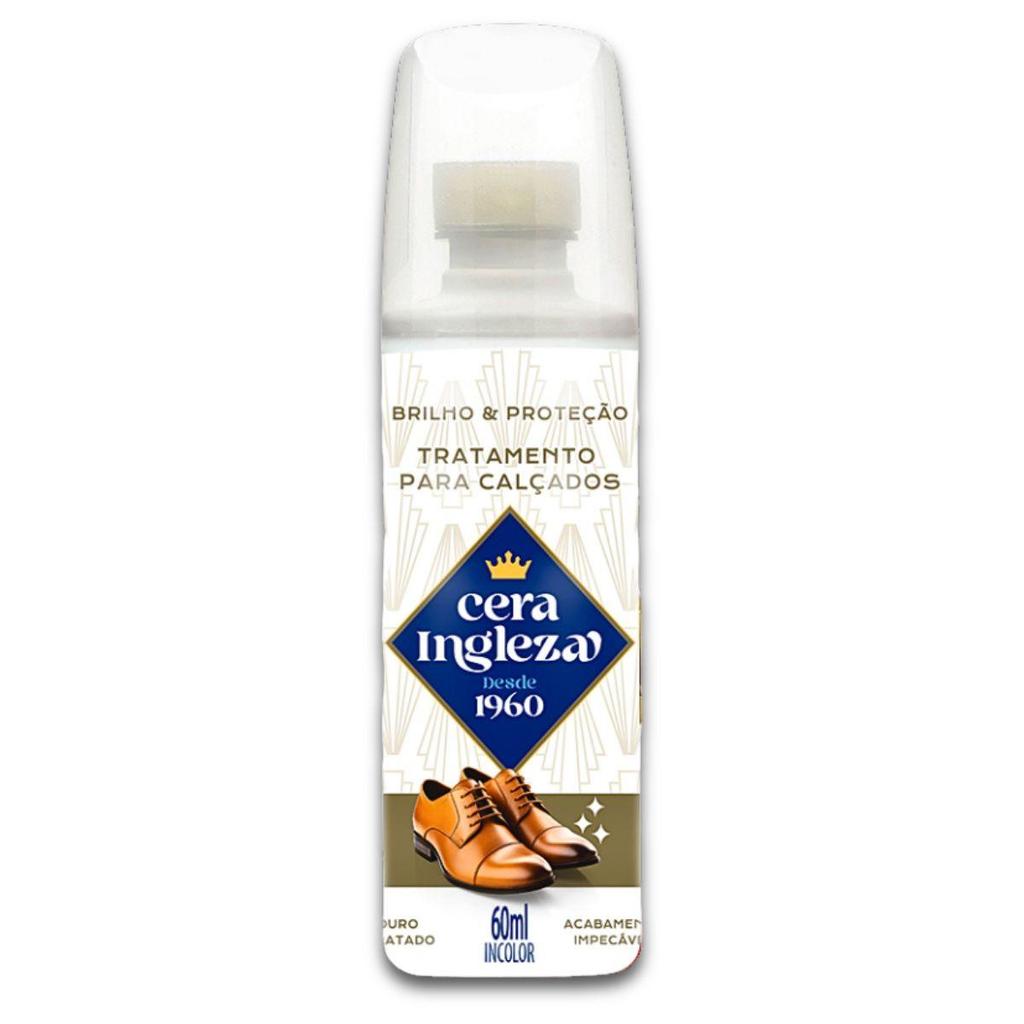 Cera Líquida Incolor Calçado 60ml Brilho E Proteção Ingleza Frasco