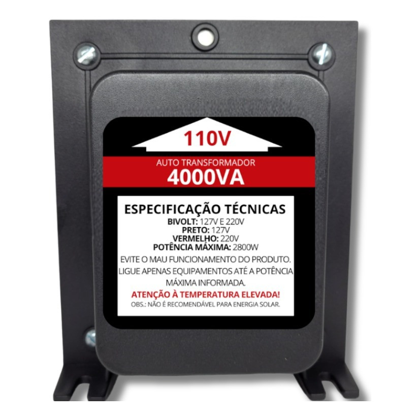 Auto Transformador 4000va Bipolar Kitec Equipamentos