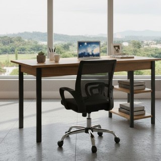 QUEIMA DE ESTOQUE - Cadeira Mesh Giratória com Rodízios e Regulagem para Escritório em Oferta na Shopee