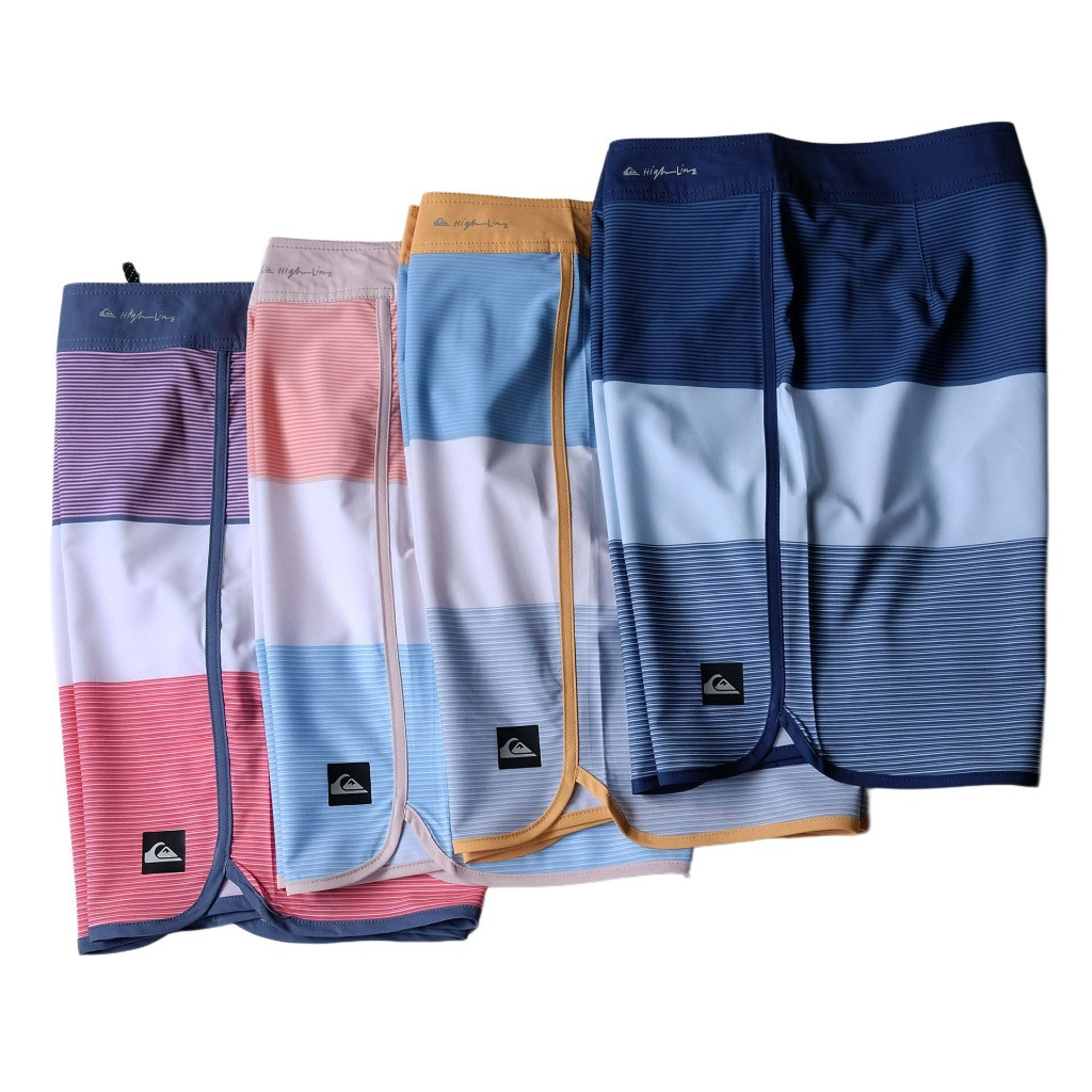 Bermuda Masculina De Surf À Prova D'água | Shorts De Praia De Secagem Rápida Com Elástico De 4 Vias