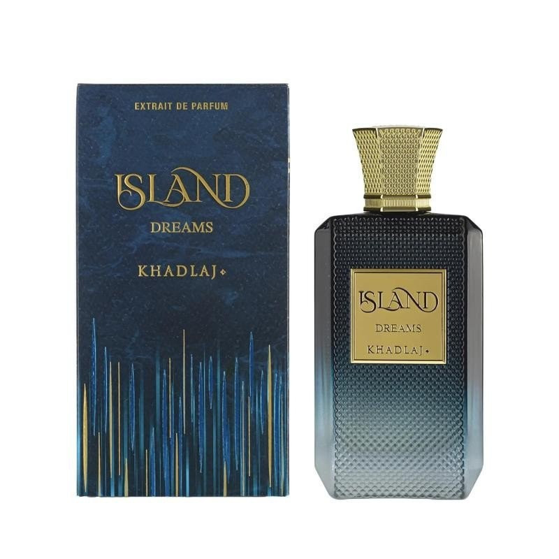 [Envio Agora] Khadlaj Island Dreams para Unissex Extrait de Parfum Spray, 3,4 Onças
