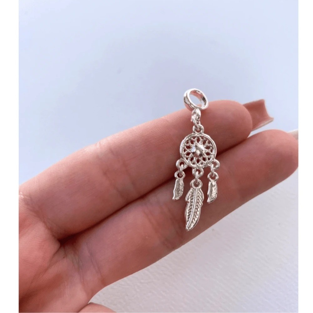 Berloque Filtro dos Sonhos Banhada em Prata 925