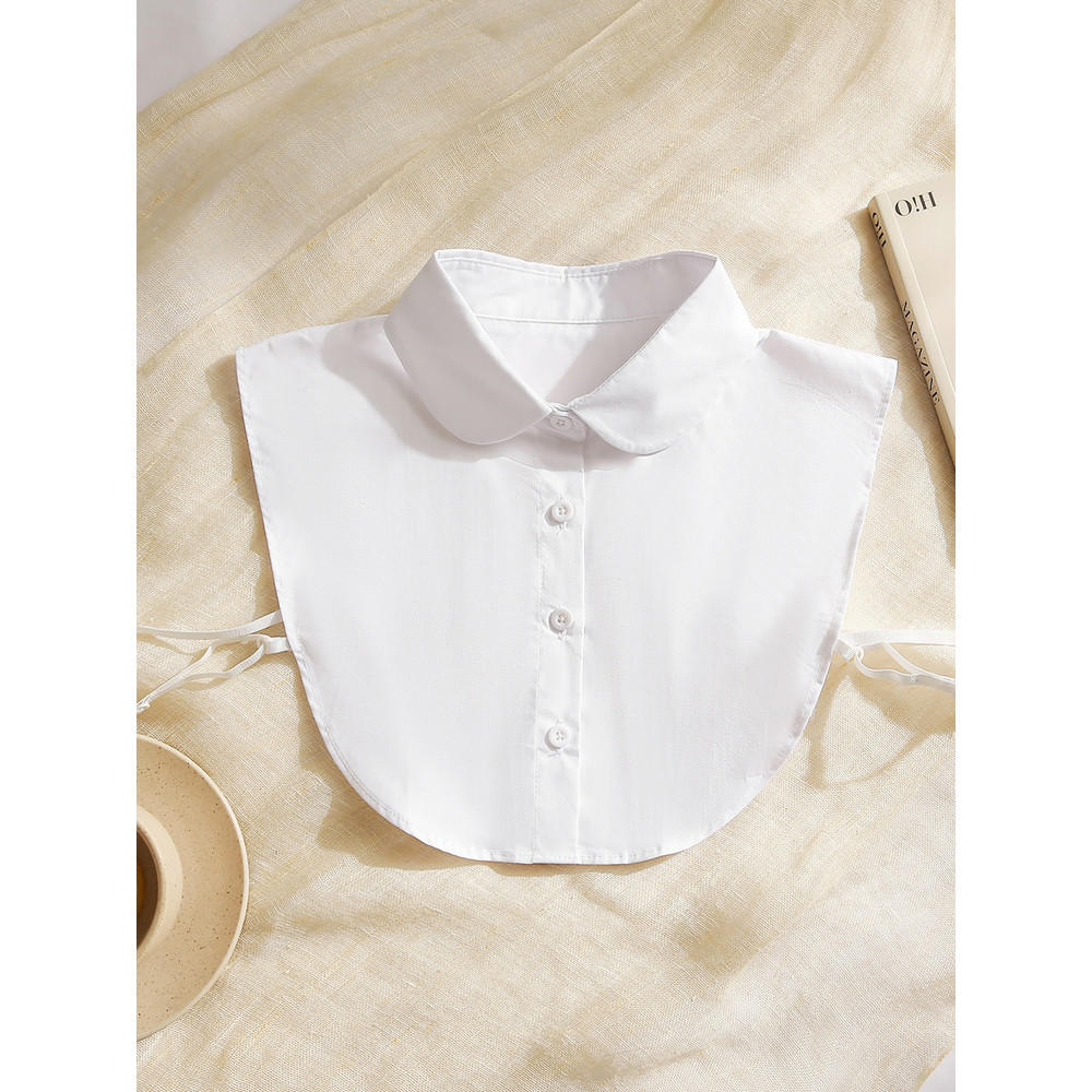 Gola falsa blusa gola All-Match primavera outono camisola em camadas internas camisa falsa colar decoração branca colar