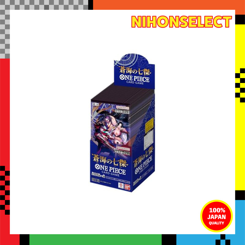 Jogo De Cartas BANDAI ONE PIECE Blue Sea's Seven Warriors [OP-14] (Caixa) Contém 24 Pacotes