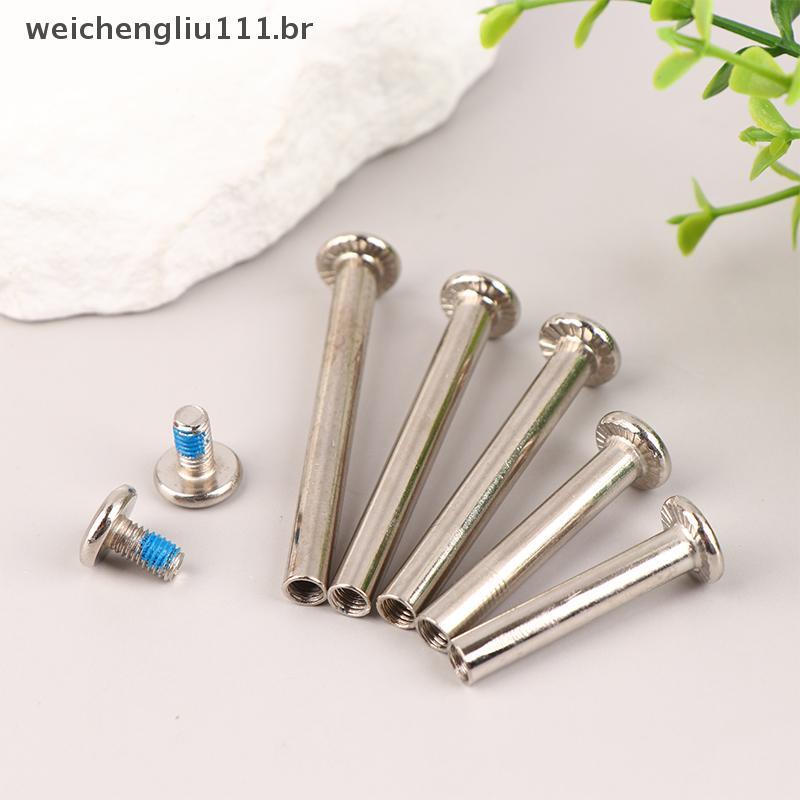 # weicheng 2 Conjuntos De Parafusos De Bagagem De Aço Inoxidável , Acessórios Rodas De 6 * 33-60mm .
